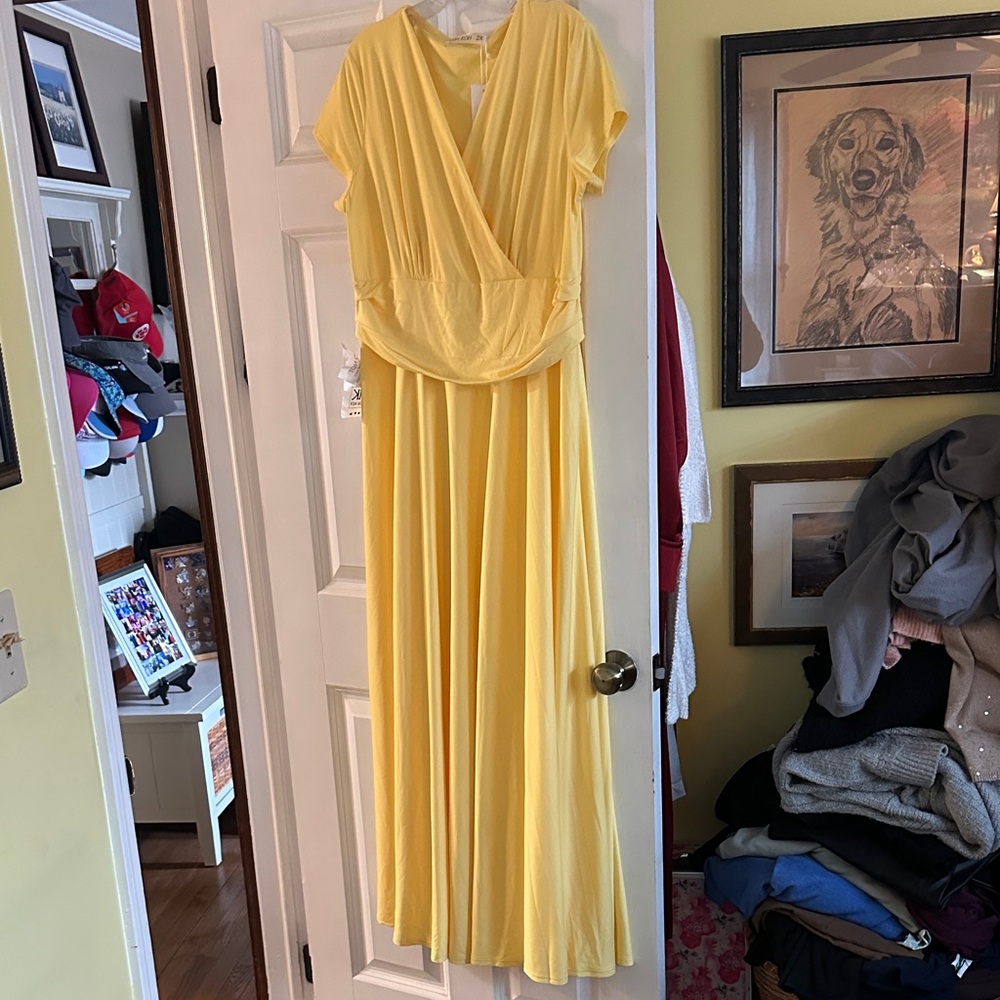 Sunny Yellow Maxi Dress